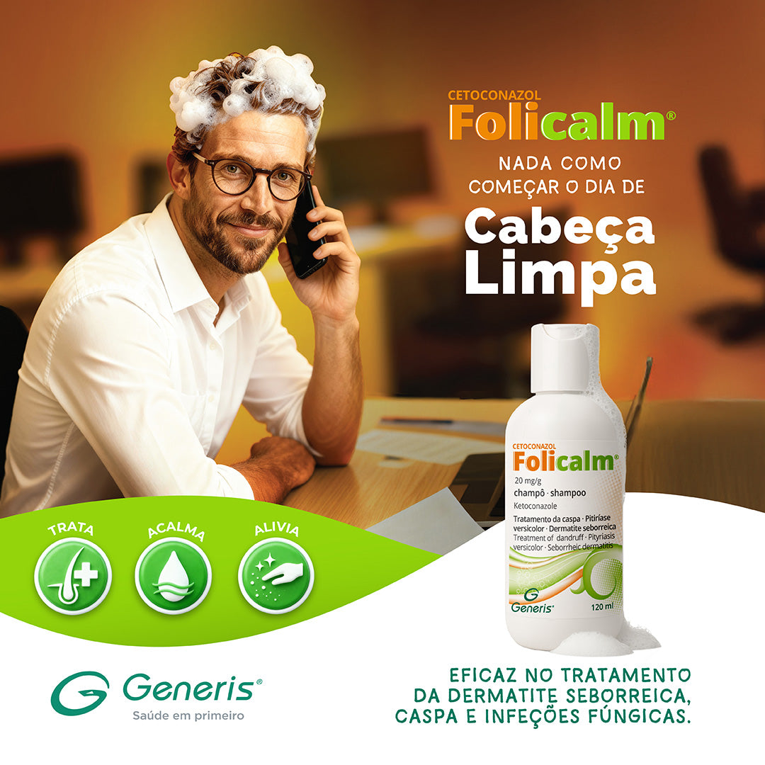 Folicalm 20mg/g Champô 120ml