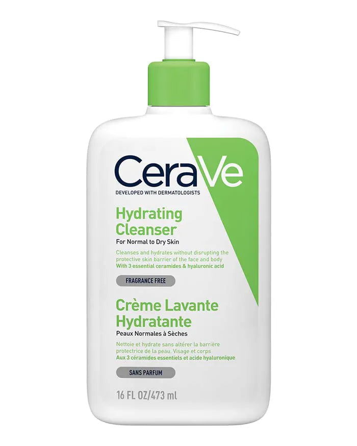Cerave Cleanser Creme de Limpeza Rosto e Corpo Hidratante 473ml