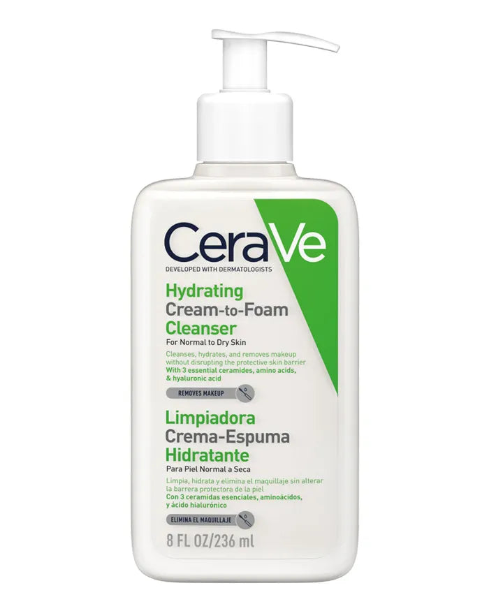 Cerave Cleanser Creme Espuma Hidratante de Limpeza 236ml