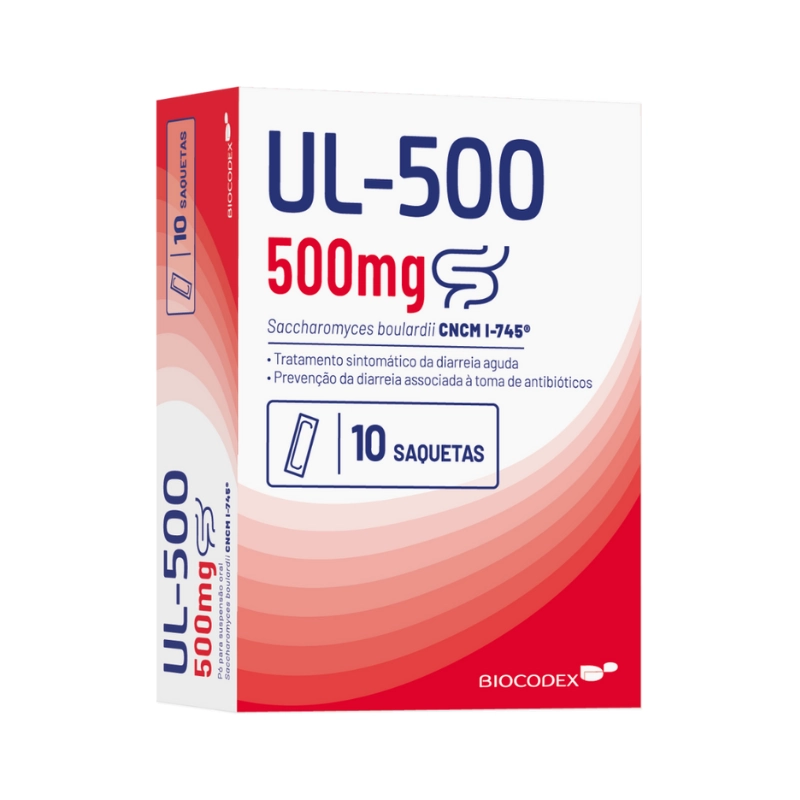 UL-500 500mg 10 Saquetas Saccharomyces Boulardii