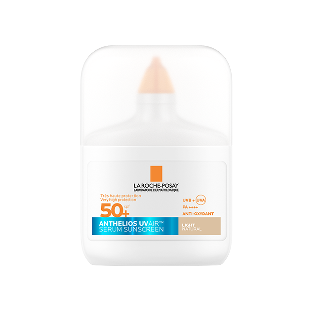 La Roche-Posay Anthelios UVair Sérum Cor Clara Natural SPF50+ 50ml - Farmácia Garcia