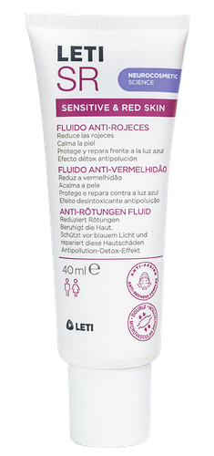 LetiSR Fluido Vermelhidão 40ml - Farmácia Garcia