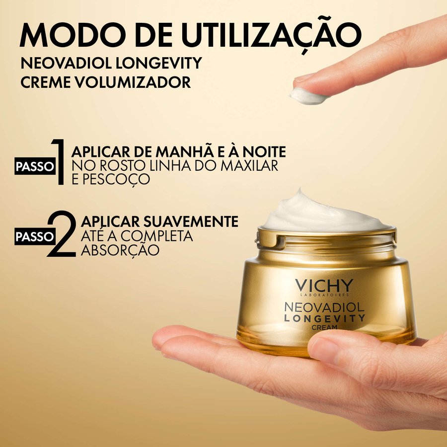 Vichy Neovadiol Longevity Recarga Creme Dia 50ml - Farmácia Garcia