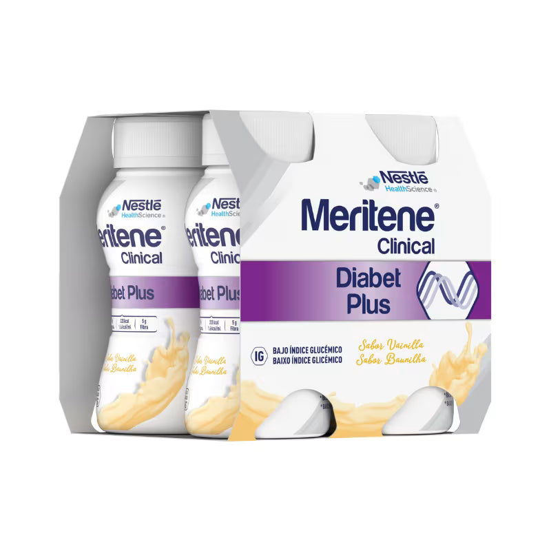 Meritene Clinical Diabet Plus Baunilha 200ml 4 Unidades