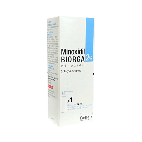 Minoxidil Solução 2% Biorga 60ml - Farmácia Garcia