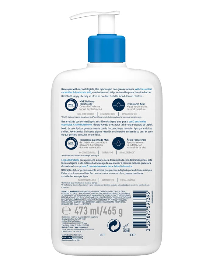 Cerave Loção Corporal Hidratante Diária 473ml