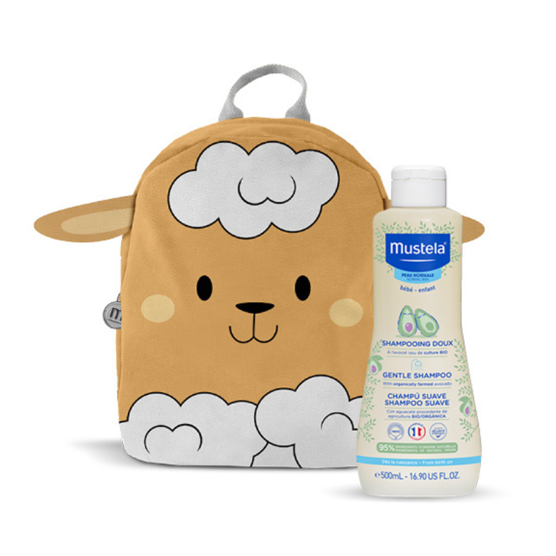 Mustela Champô Suave 500ml + Mochila Ovelhinha