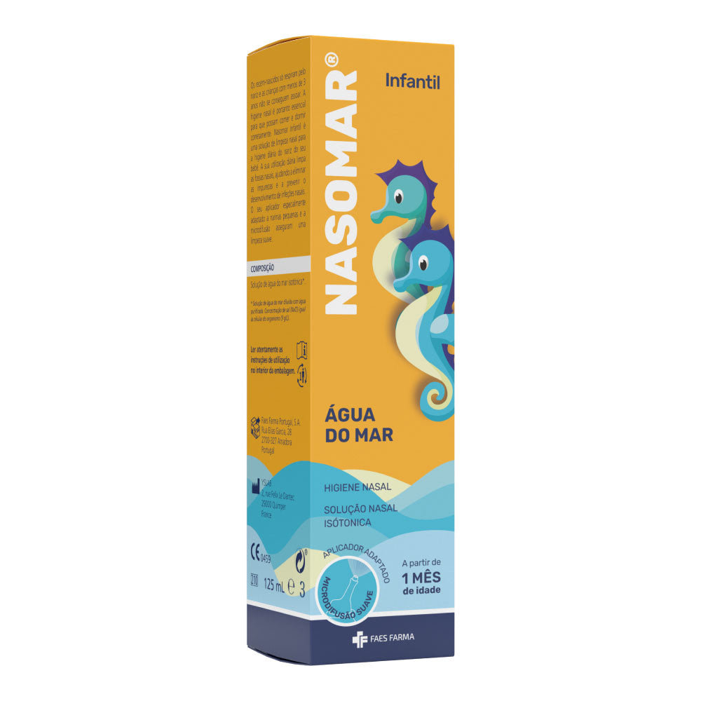 Nasomar Infantil Solução Pulverização Nasal 125ml