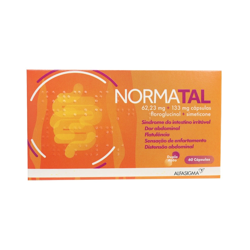 Normatal 62,23/133 mg 60 Cápsulas - Farmácia Garcia
