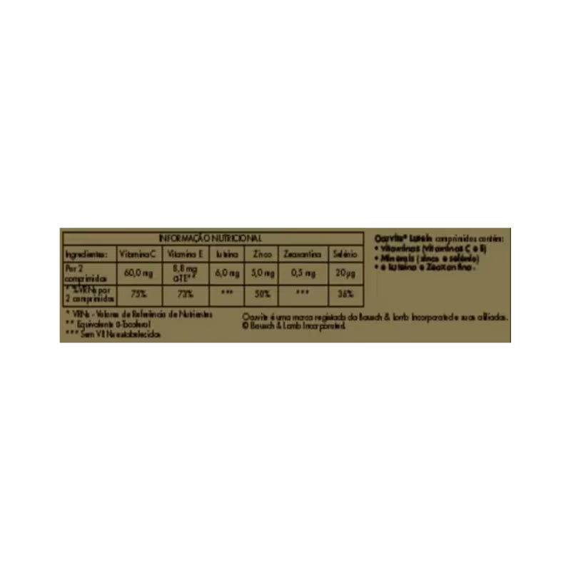 Ocuvite Lutein 60 Comprimidos