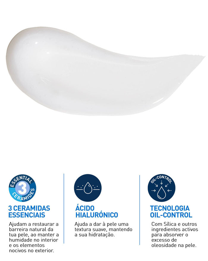 Cerave Gel-Creme Facial Hidratante Óleo Control 52ml