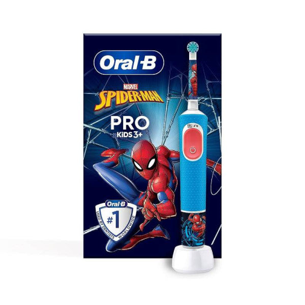 Oral-B Escova Elétrica Pro Kids 3 + Spiderman Edição Especial