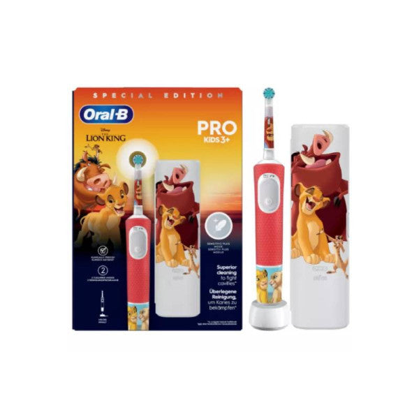 Oral-B Escova Elétrica Prokids 3+ Lion King Edição Especial