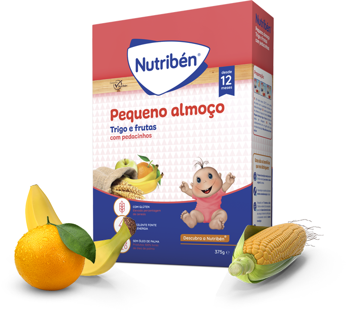 Nutribén Pequeno Almoço Trigo e Fruta 375g - Farmácia Garcia
