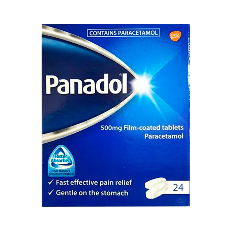 Panadol 500mg 24 Comprimidos - Farmácia Garcia