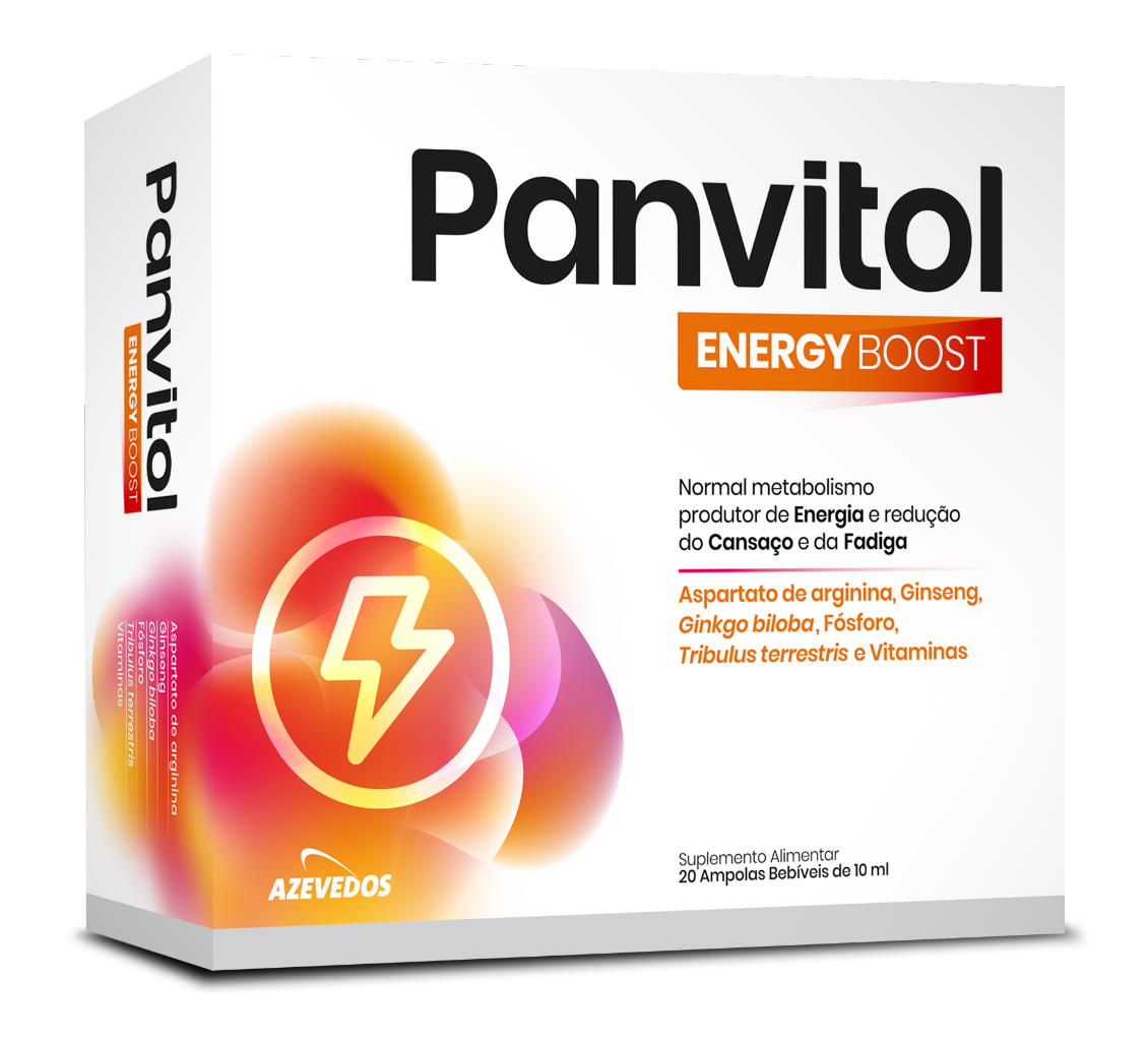 Panvitol Energy Boost 10ml 20 Âmpolas Bebiveis
