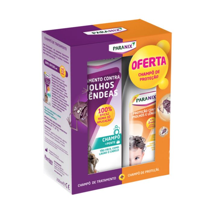 Paranix Champô Tratamento 200ml + Oferta Champô Proteção 200ml - Farmácia Garcia