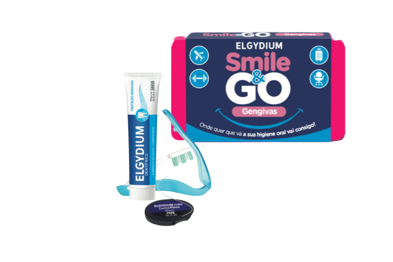 Elgydium Smile & Go Kit Viagem Gengivas