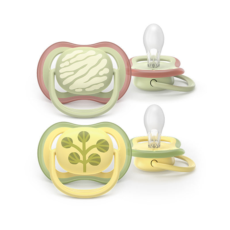 Philips Avent Ultra Air Chupeta Natureza e Folhas 18M+ 2 Chupetas Silicone