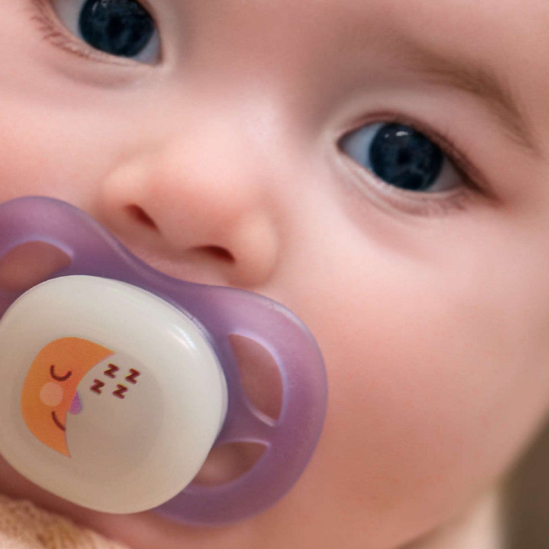 Philips Avent Ultra Start Chupeta Noturna Lua e Estrela 0-2M 2 Chupetas Brilham no Escuro