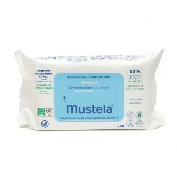 Mustela Bebe Toalhete Limpeza Sem Perfume 3=6 - Farmácia Garcia