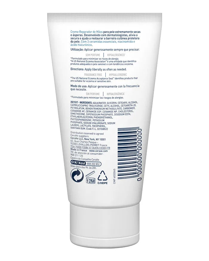 Cerave Creme Reparador Mãos 50ml