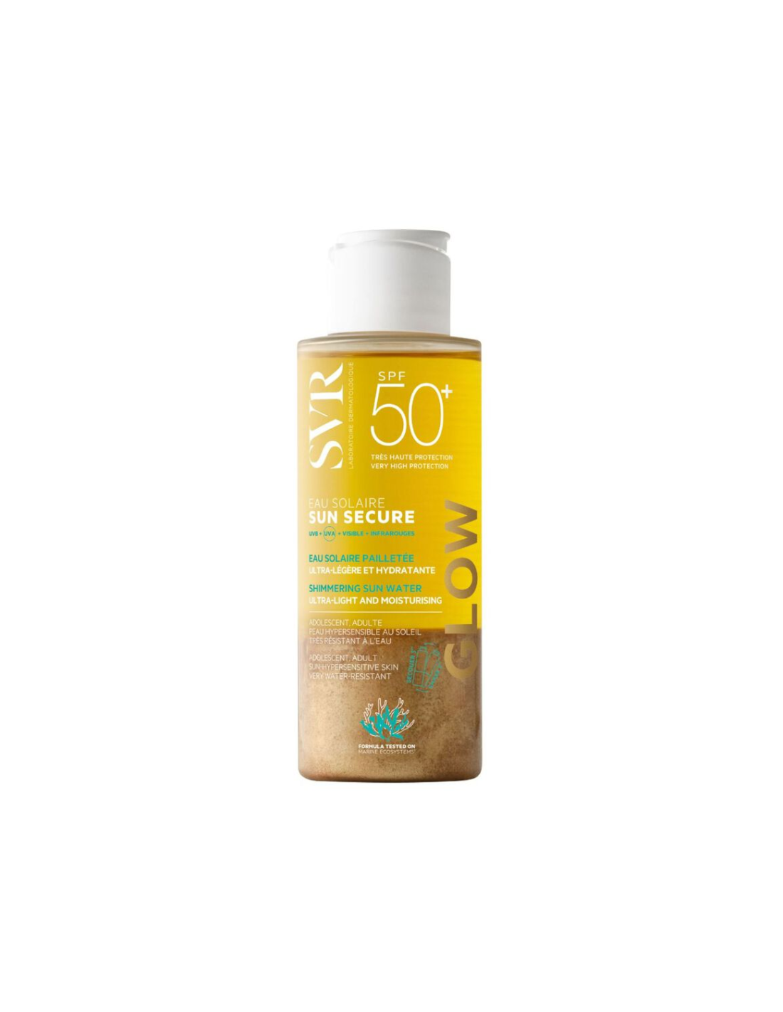 SVR Sun Secure SPF50+ Shimmering Sun Water 100ml - Farmácia Garcia