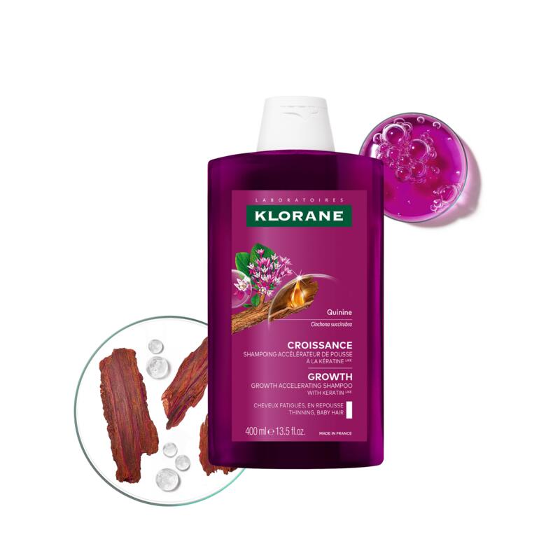 Klorane Capilar Quinina Champô Acelerador Crescimento 400ml - Farmácia Garcia
