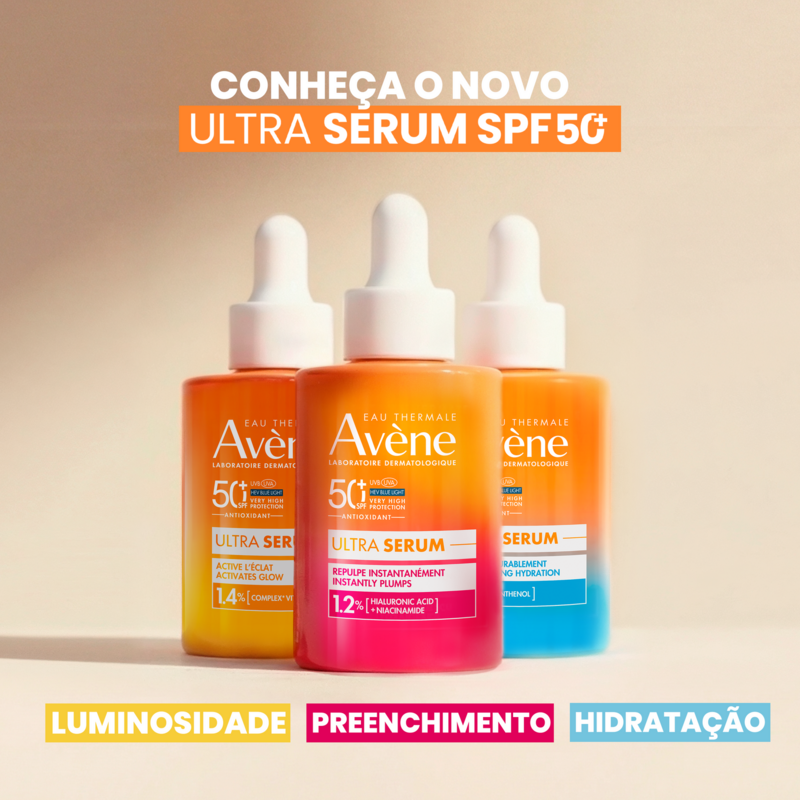Avène Solar Ultra Sérum Hidratante Spf50+ 30ml - Farmácia Garcia