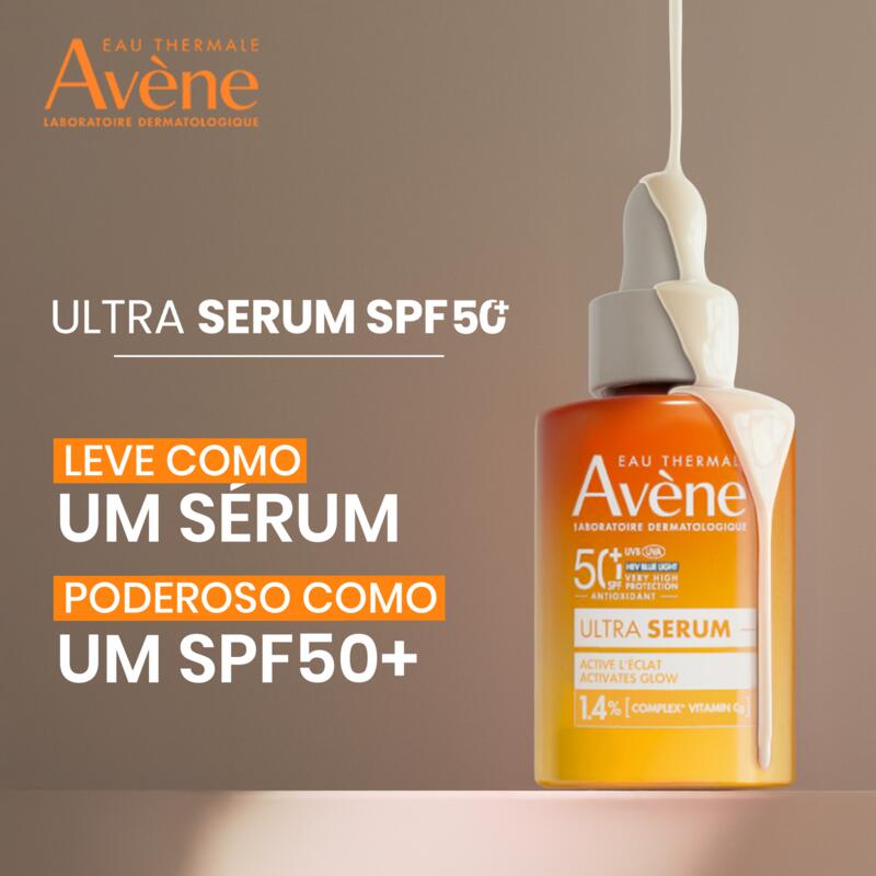 Avène Solar Ultra Sérum Iluminador SPF50+ 30ml - Farmácia Garcia
