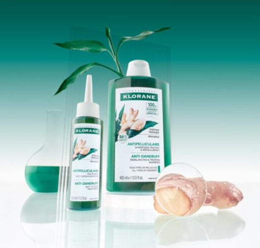 Klorane Champô Reequilibrante & Cuidado Anticaspa Galanga 400ml - Farmácia Garcia