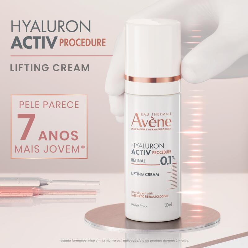 Avène Hyaluron Activ Procedure Creme Lifting 0,1% Retinal 30ml - Farmácia Garcia