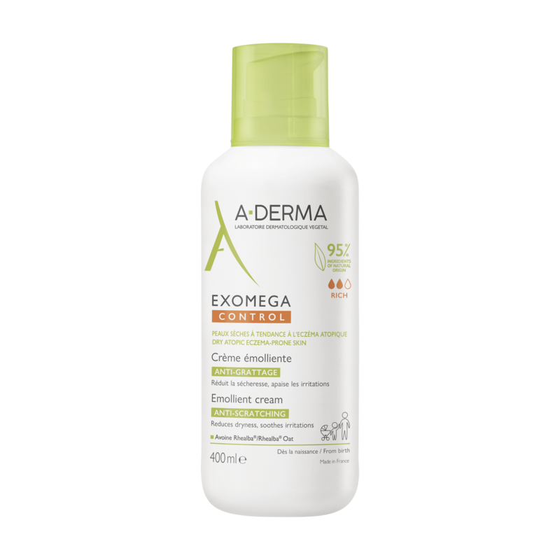 A-Derma Exomega Control Creme Emoliente 400ml - Farmácia Garcia