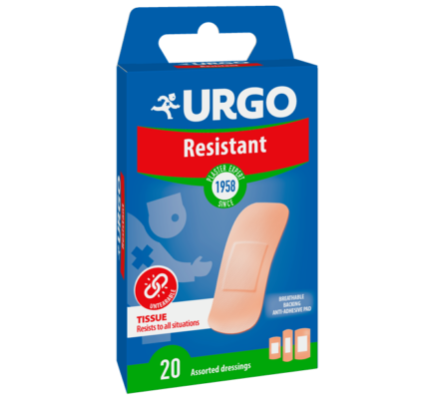 Urgo Resistant Penso Resistente 3 Tamanhos 20 Unidades - Farmácia Garcia