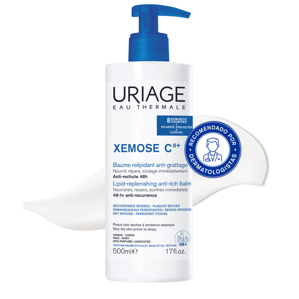Uriage Xemose C8 Bálsamo-Óleo Relipidante e Calmante Anti-Irritações 500ml - Farmácia Garcia