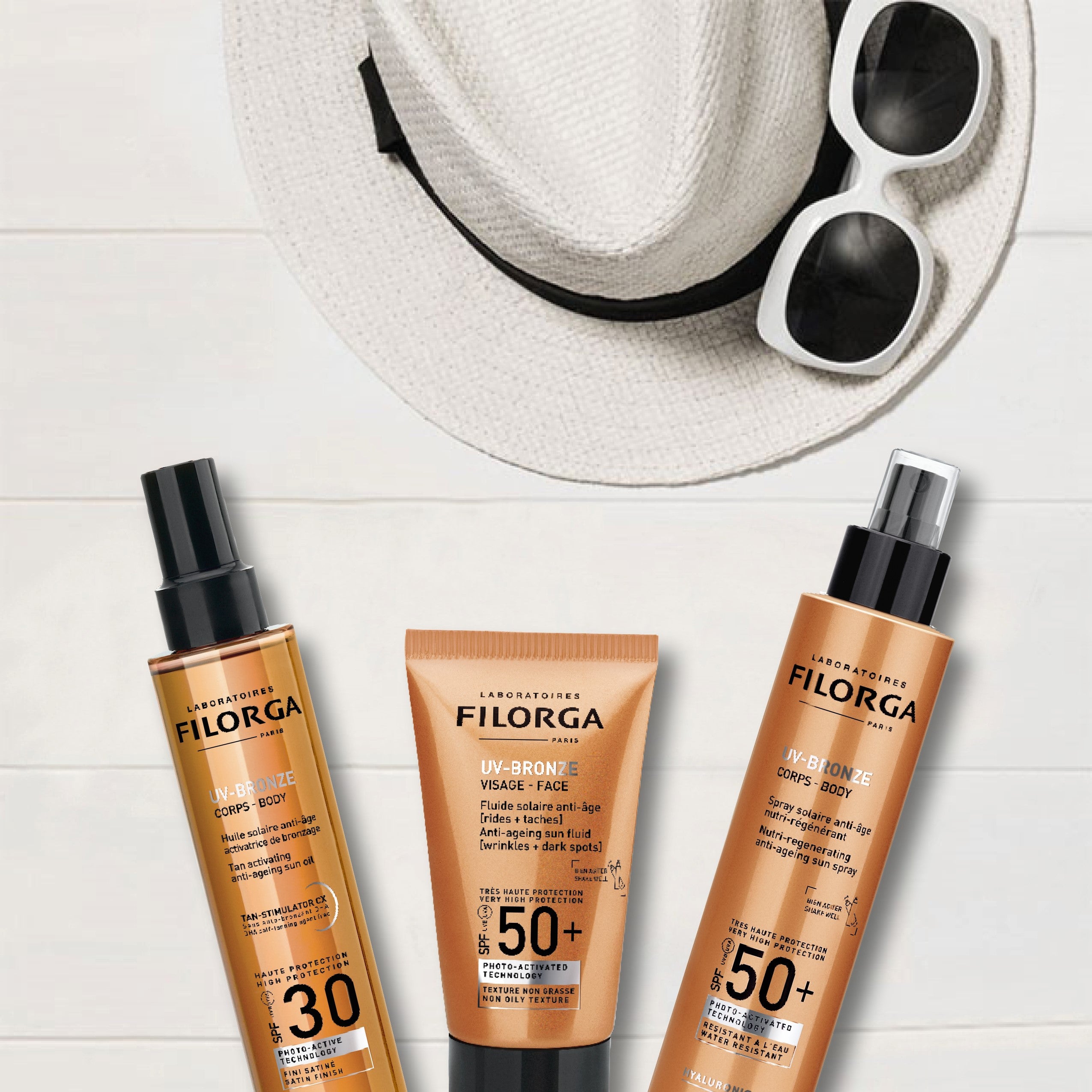 Uv-Bronze Fluído Facial Spf50+ 40ml - Farmácia Garcia