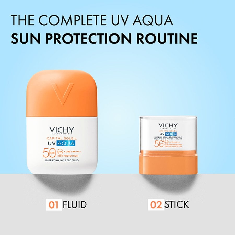 Vichy Capital Soleil UV Aqua Fluido Invisível SPF50 50ml - Farmácia Garcia