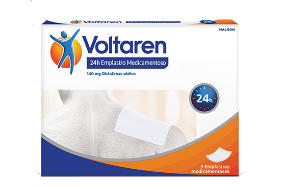 Voltaren 5 Emplastros 24H 140mg - Farmácia Garcia