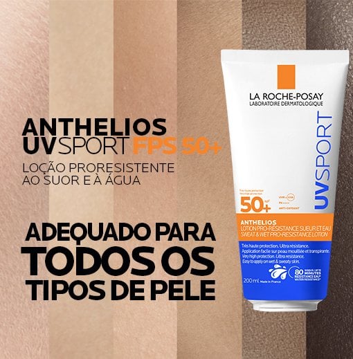 La Roche-Posay Anthelios UVSport Loção SPF50+ 200ml - Farmácia Garcia