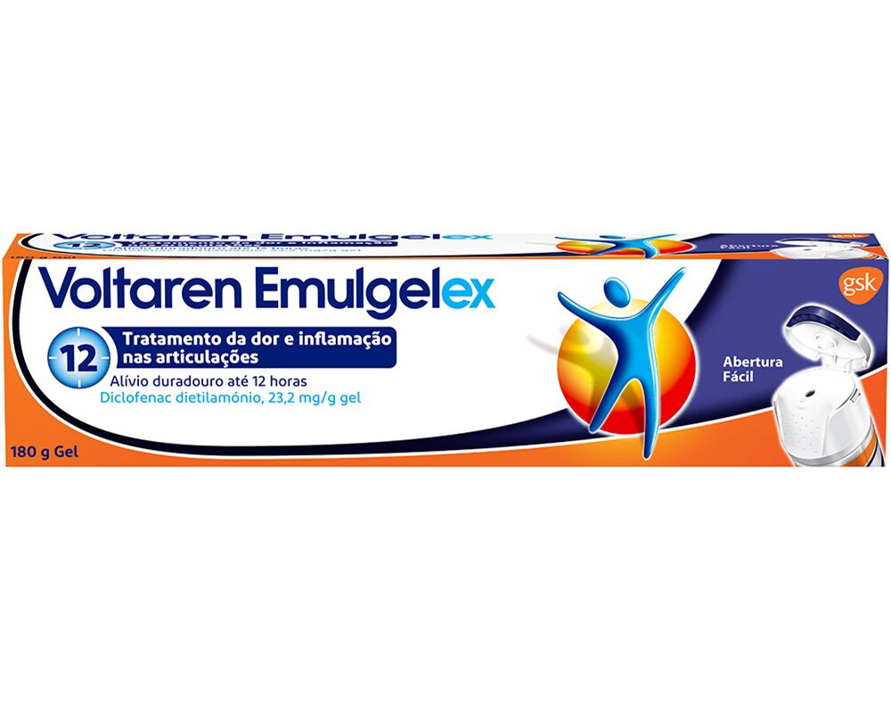 Voltaren Emulgelex 23.2 mg/g Bisnaga 180g Gel - Farmácia Garcia