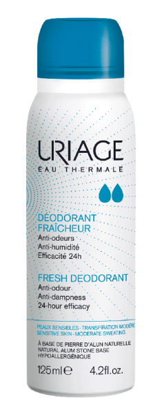 Uriage Desodorizante Refrescante Pele Sensível 125ml - Farmácia Garcia