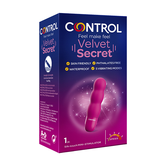 Control Toys Velvet Secret Mini Estimulador - Farmácia Garcia