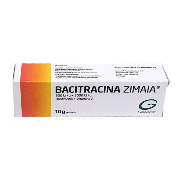 Bacitracina Zimaia 10g - Farmácia Garcia