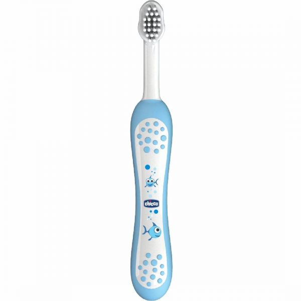 Chicco Escova Dentes de Leite Azul 6-36m - Farmácia Garcia
