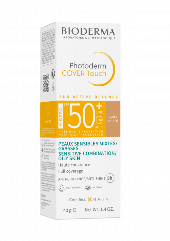 Bioderma Photoderm Cover Touch Dourado SPF50+ 40g - Farmácia Garcia