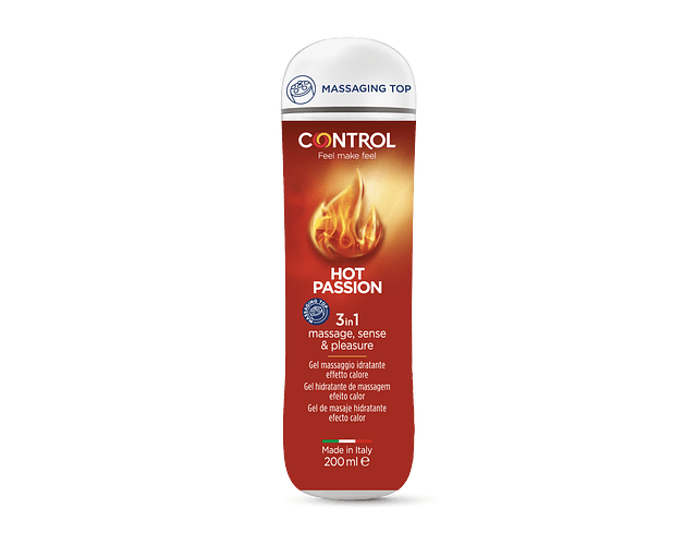 Control Hot Passion Gel Massagem 3 em 1 - Farmácia Garcia