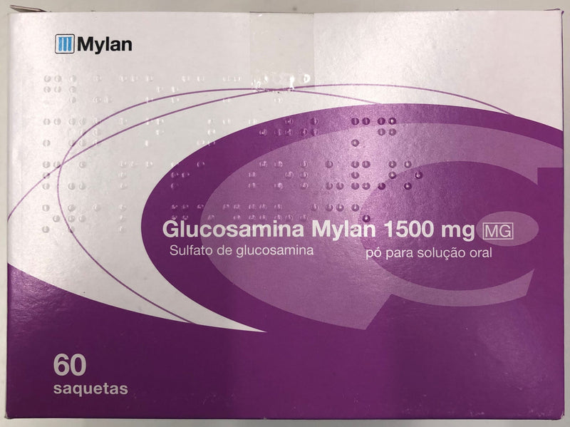 Glucosamina Mylan MG 1500 mg 60 Saquetas - Farmácia Garcia