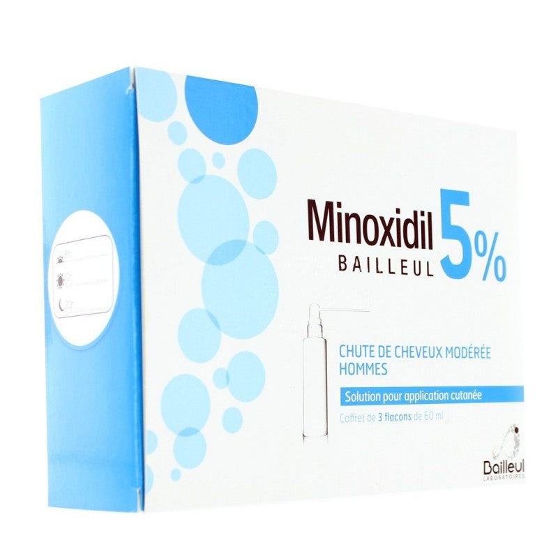 Minoxidil Biorga 50mg/ml x 3 solução cutânea - Farmácia Garcia