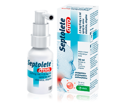 Septolete Duo Spray 1,5mg/ml+5 mg/ml Spray 30ml - Farmácia Garcia