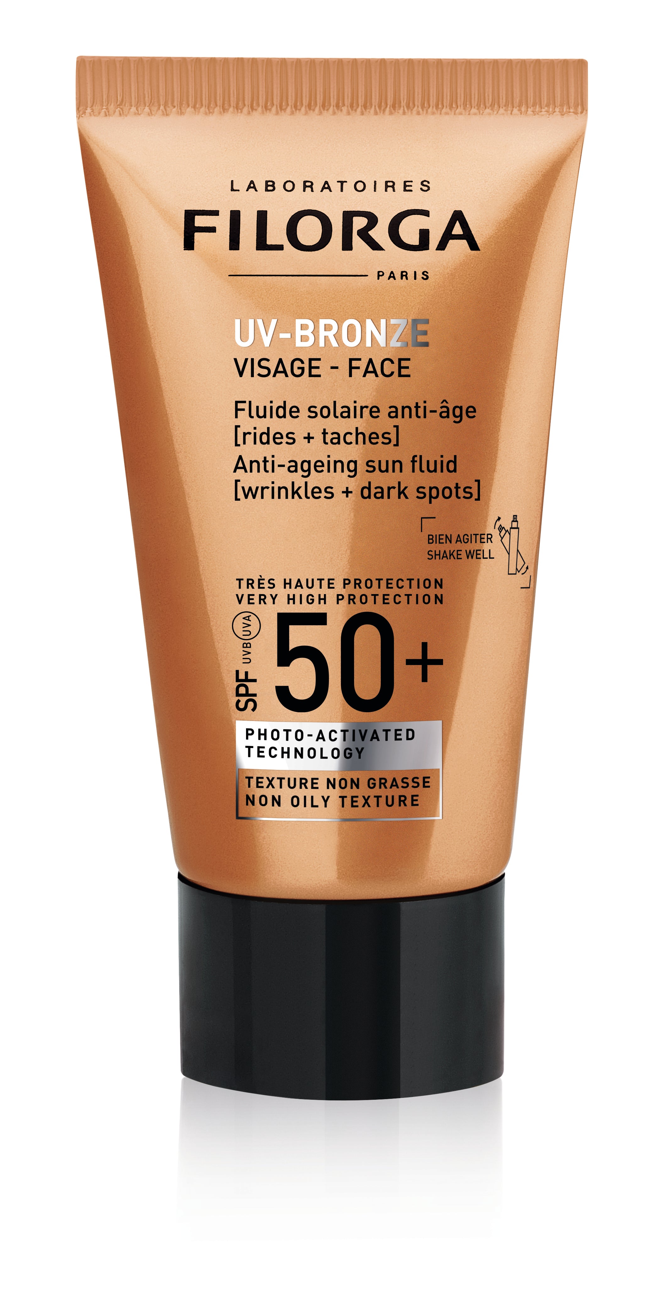 Uv-Bronze Fluído Facial Spf50+ 40ml - Farmácia Garcia